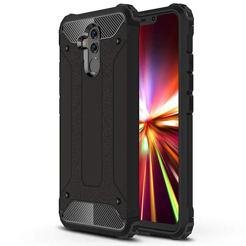 Custodia per Huawei Mate 20 Lite, Techsuit, Hybrid Armor, Nera - immagine 1