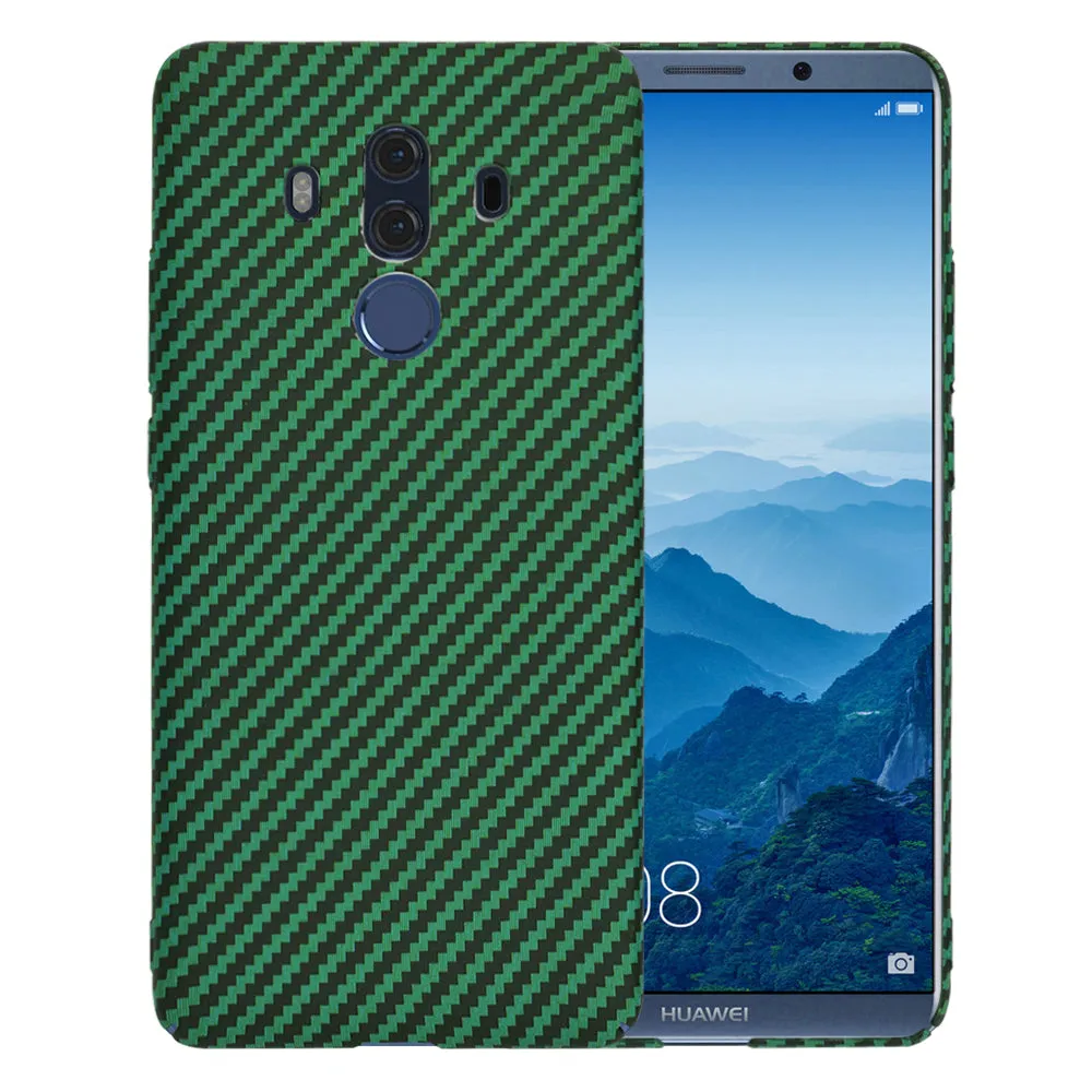 Custodia per Huawei Mate 10 Pro, Techsuit, Carbonite FiberShell, Verde - immagine 1