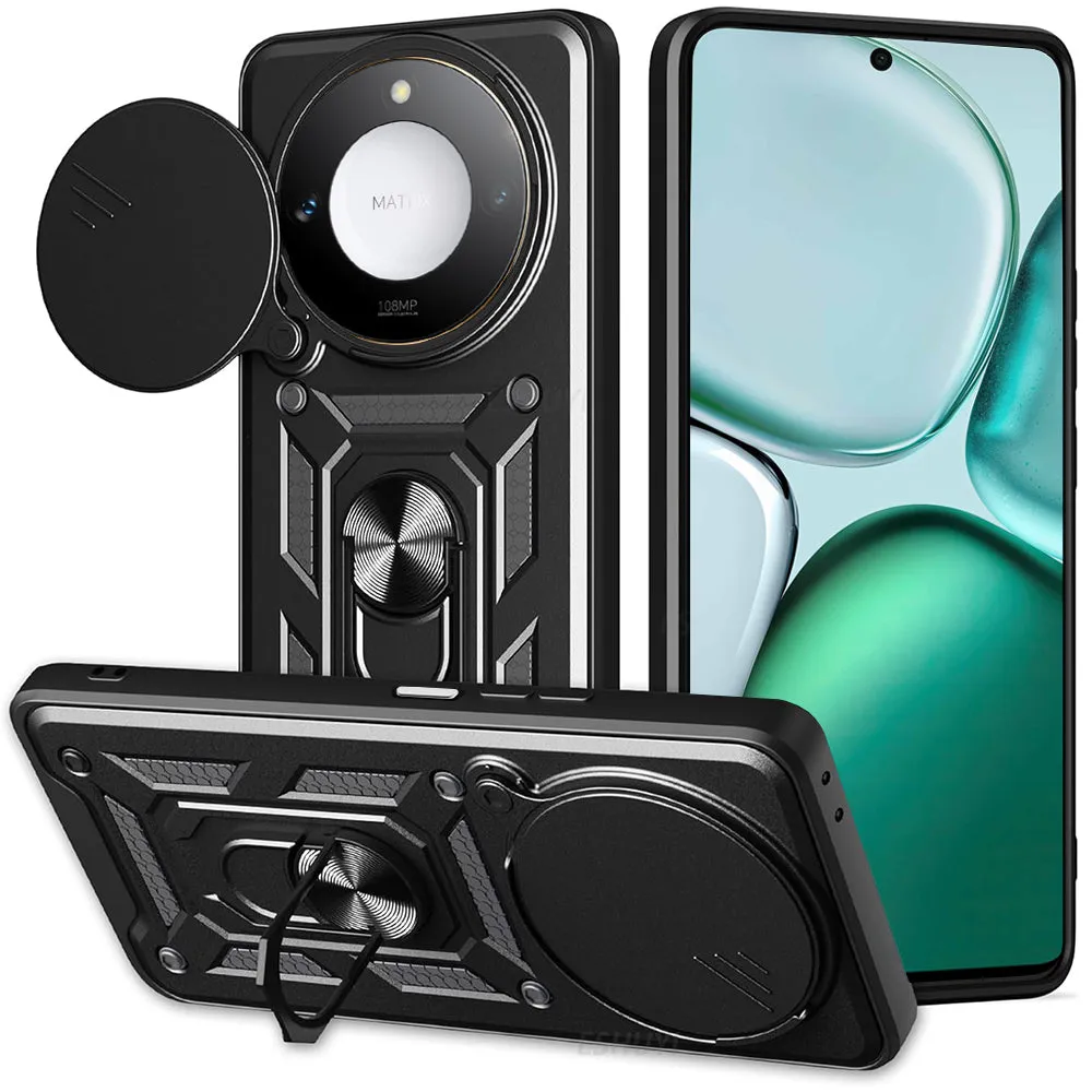 Custodia per Honor X9c Smart, Techsuit, CamShield, Nera - immagine 1