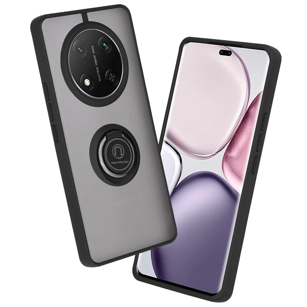Custodia per Honor X9c / Magic7 Lite, Techsuit, Glinth, Nera - immagine 1