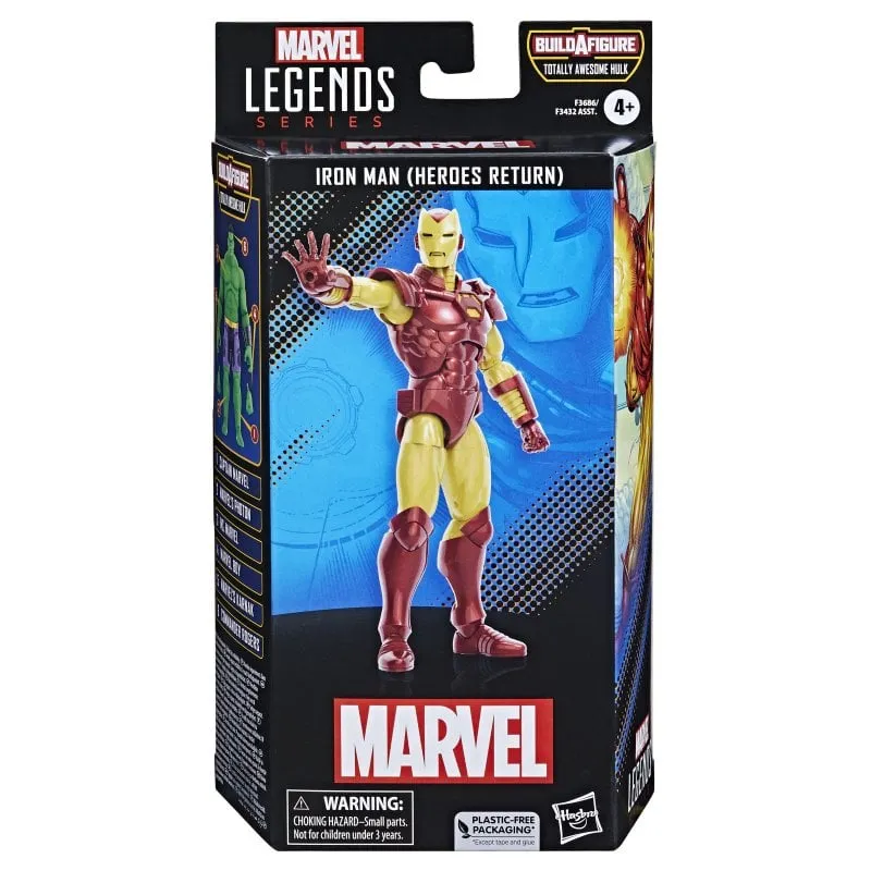 Personaggio Hasbro Marvel Legends Series Iron Man (Il Ritorno degli Eroi) - immagine 1