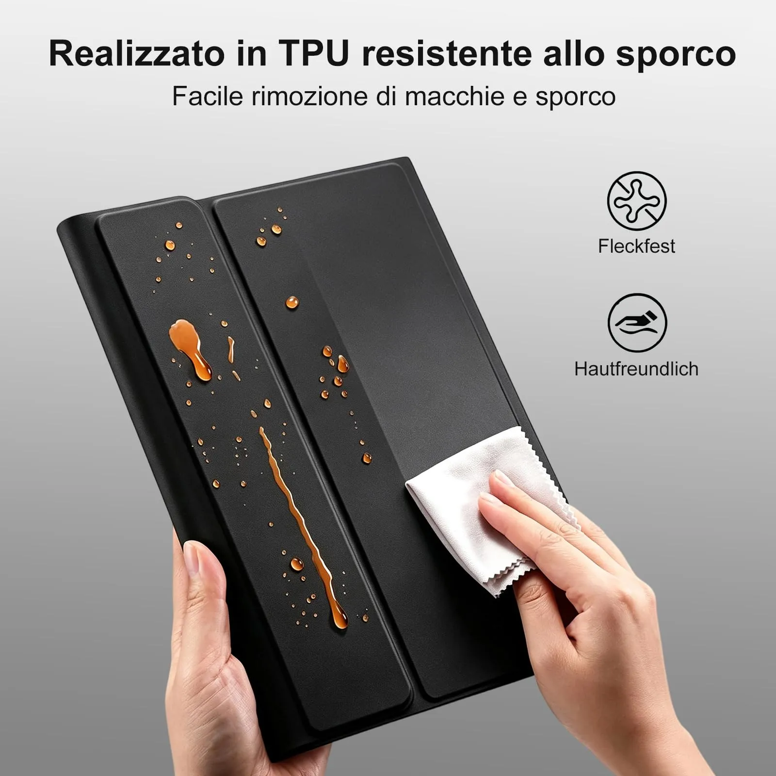 FOGARI Per Lenovo Idea Tab 2025 11/Tab M11 2024 11 Pollici Cover Tastiera - immagine 5