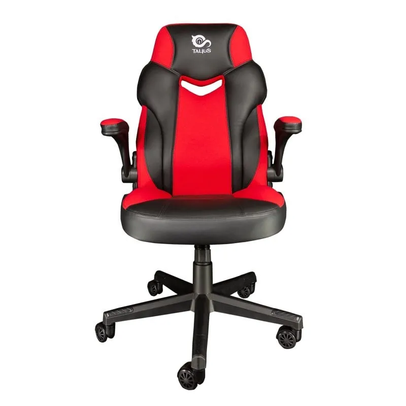 Sedia da gaming Talius Crab con braccioli pieghevoli in nylon rosso - immagine 1