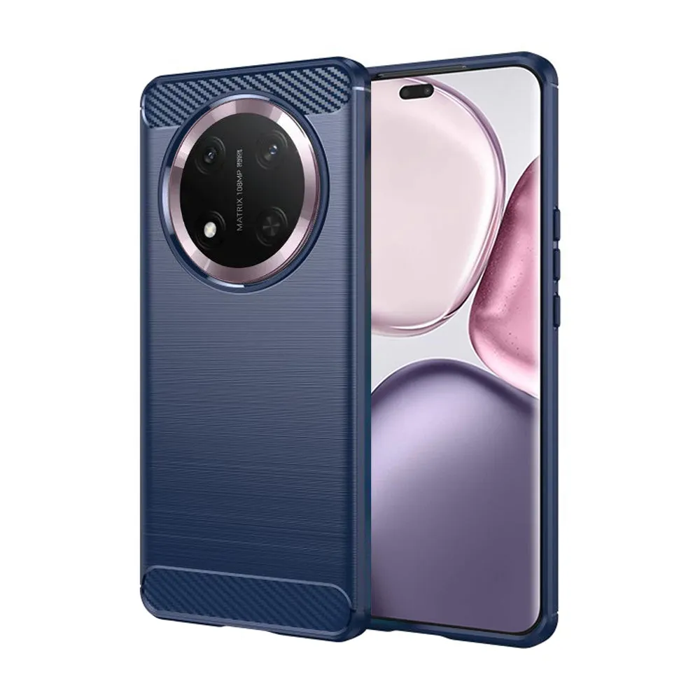 Custodia per Honor X9c / Magic7 Lite, Techsuit, Carbonio, Blu - immagine 1
