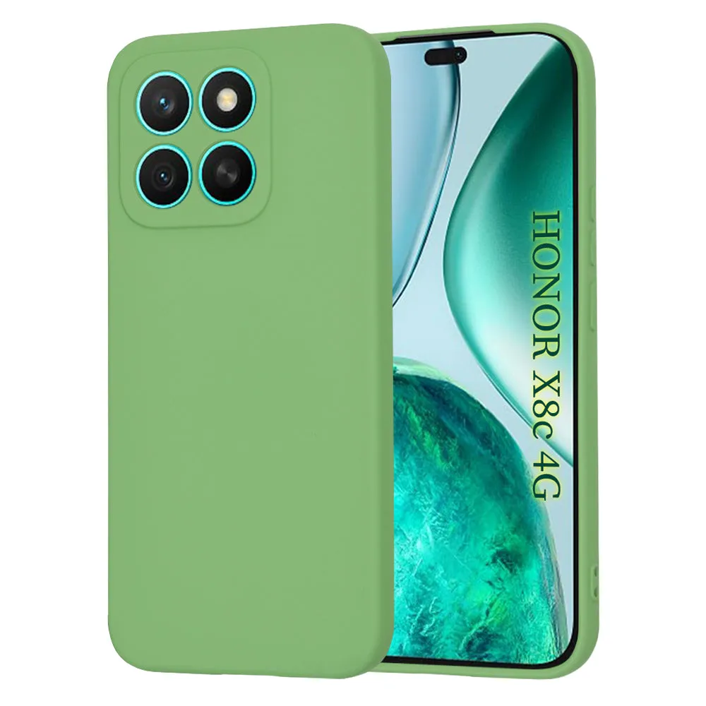Custodia per Honor X8c, Techsuit, SoftFlex, Verde Chiaro - immagine 1