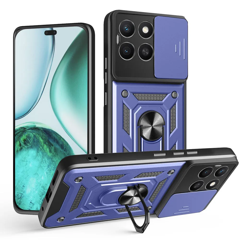 Custodia per Honor X8c, Techsuit, CamShield, Blu - immagine 1
