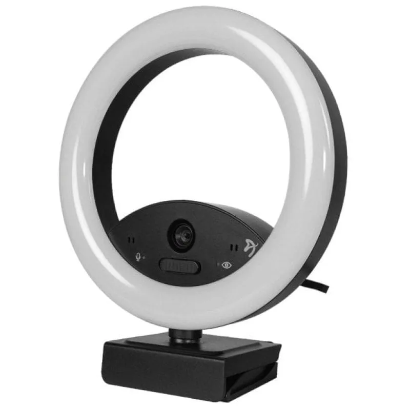 Arozzi Occhio True Privacy Ring Light Webcam con luce LED - immagine 1