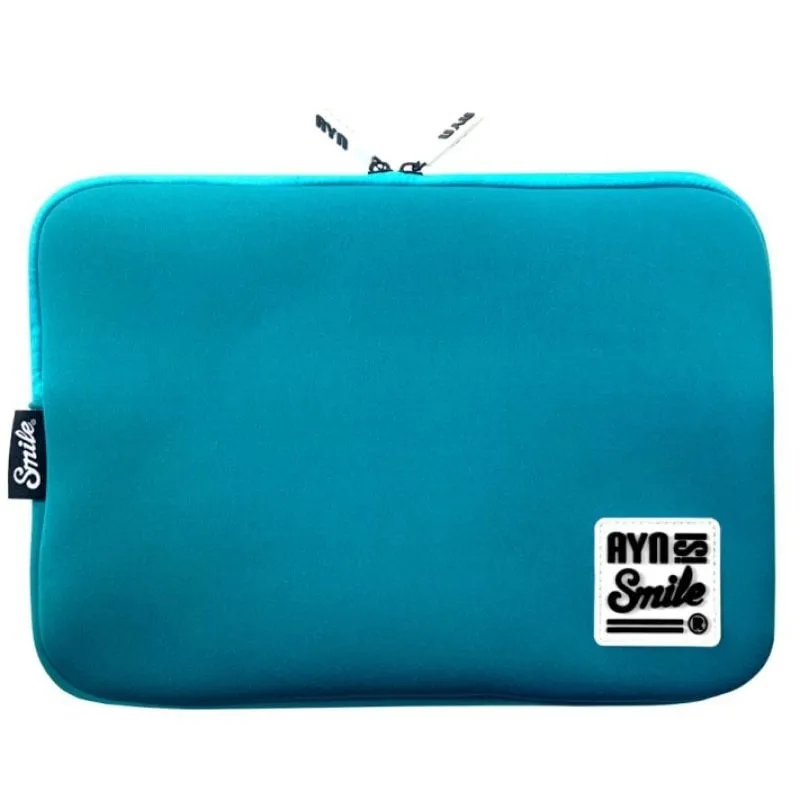 Custodia Smile Sleeve per Laptop e Tablet fino a 14" in neoprene Blu - immagine 1