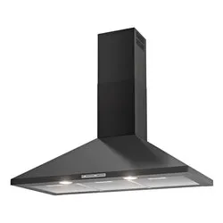 Cappa parete (90x43,8x75,6cm) F0 D2 Nero CCF0D29502 - immagine 1
