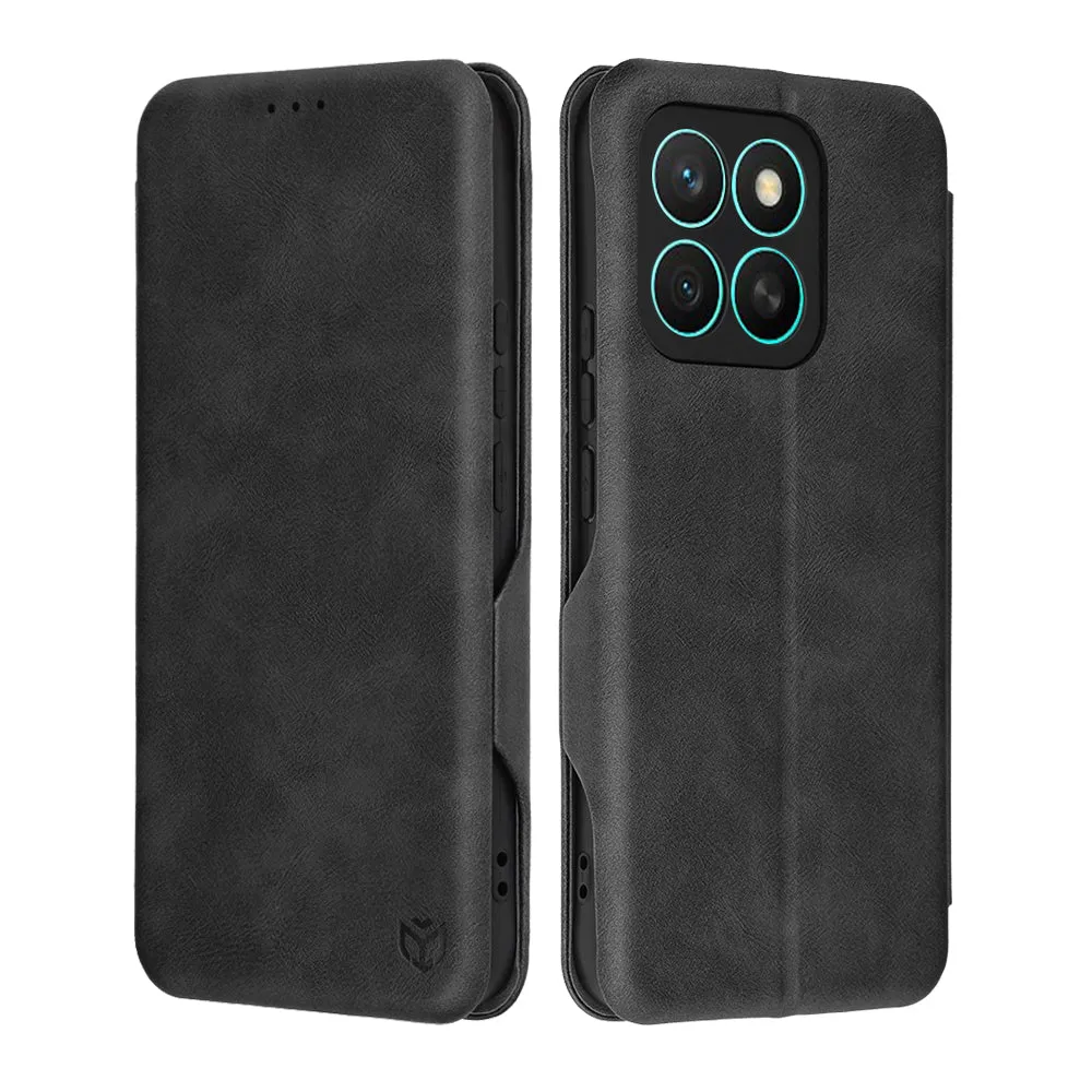Custodia per Honor X8c, Techsuit, Safe Wallet Plus, Nera - immagine 1