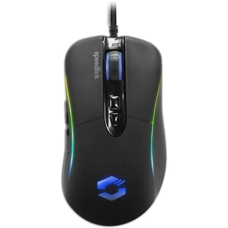 Mouse Speedlink Sicanos RGB USB 10000 DPI Nero 7 Tasti Personalizzabile - immagine 1
