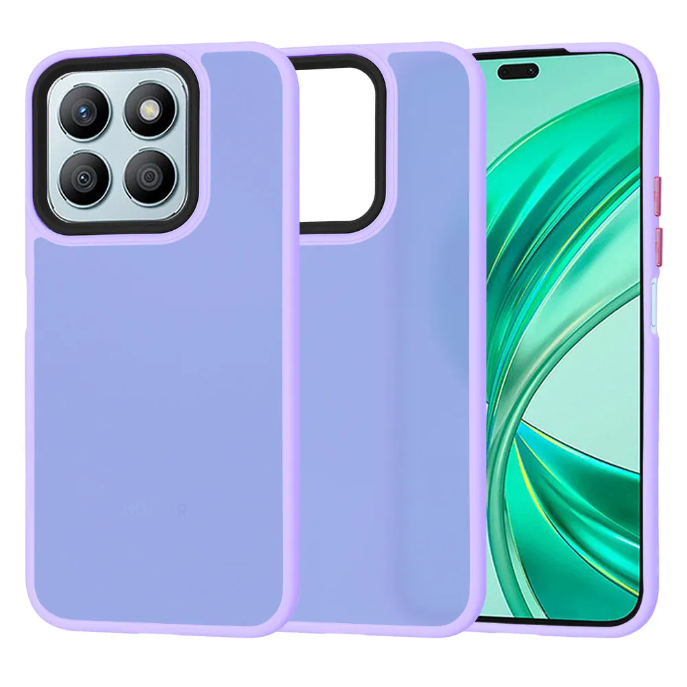 Custodia per Honor X8b, Techsuit, HaloFrost, Viola Chiaro - immagine 1