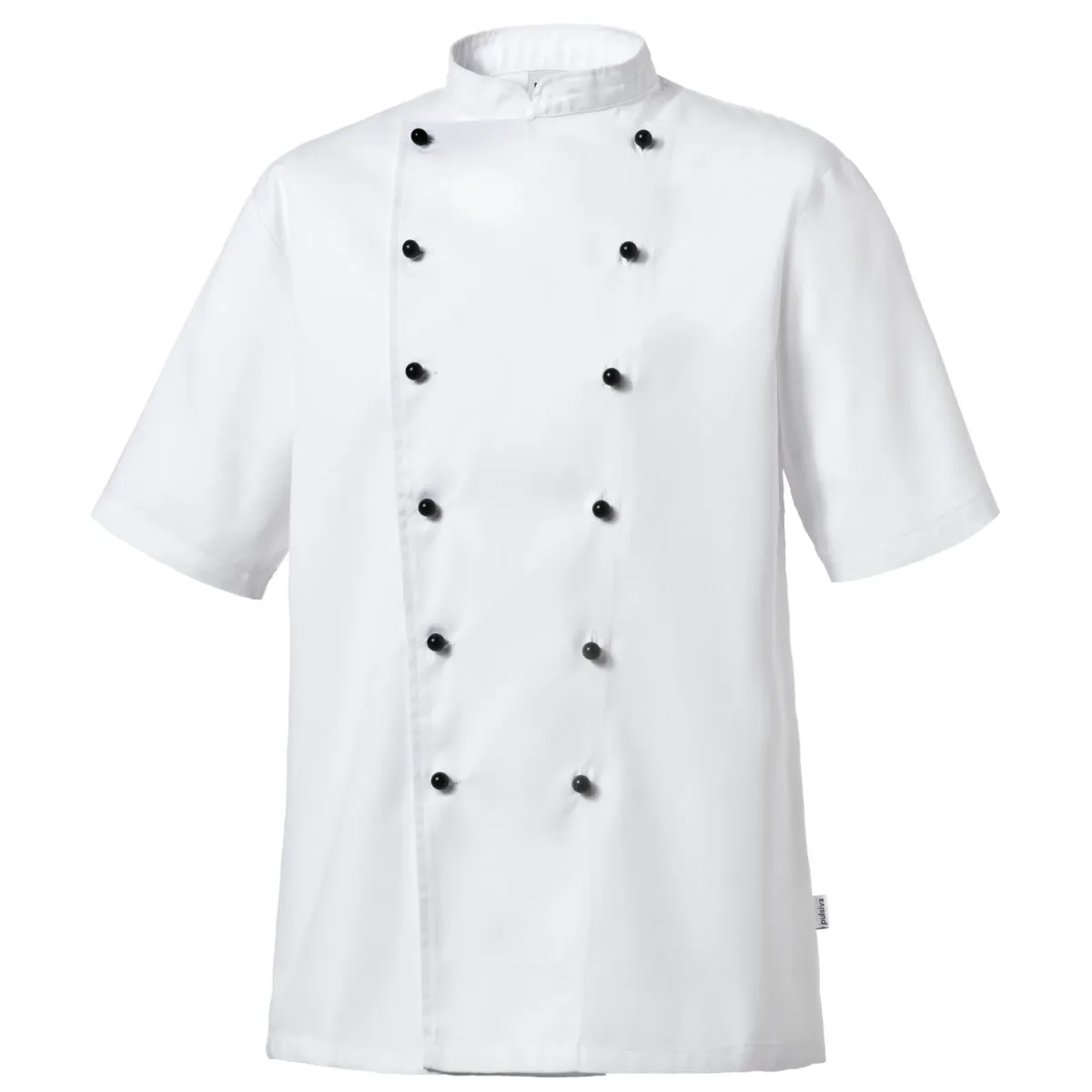 3x PULSIVA Giacca da cuoco Realo maniche corte; Taglia 2XL; bianco; 3 pz. / Pacco - immagine 1
