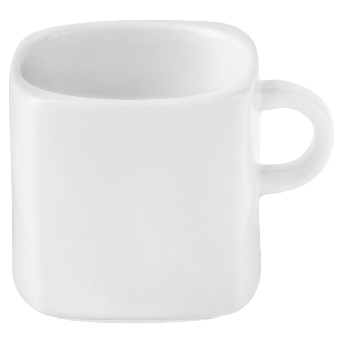 6x PULSIVA Tazzina caffè Jazz; 90 ml, 5.8x5.8x5.1 cm (LxLxH); bianco; quadrata; 6 pz. / Pacco - immagine 1