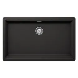 Lavello 1 vasca (72,4x43cm) BROOKLYN Nero assoluto Ruvido opaco BYKN100XLU13 - immagine 1