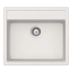 Lavello 1 vasca (57x51cm) NEMO New Alumina Ruvido opaco NEMN100016 - immagine 1