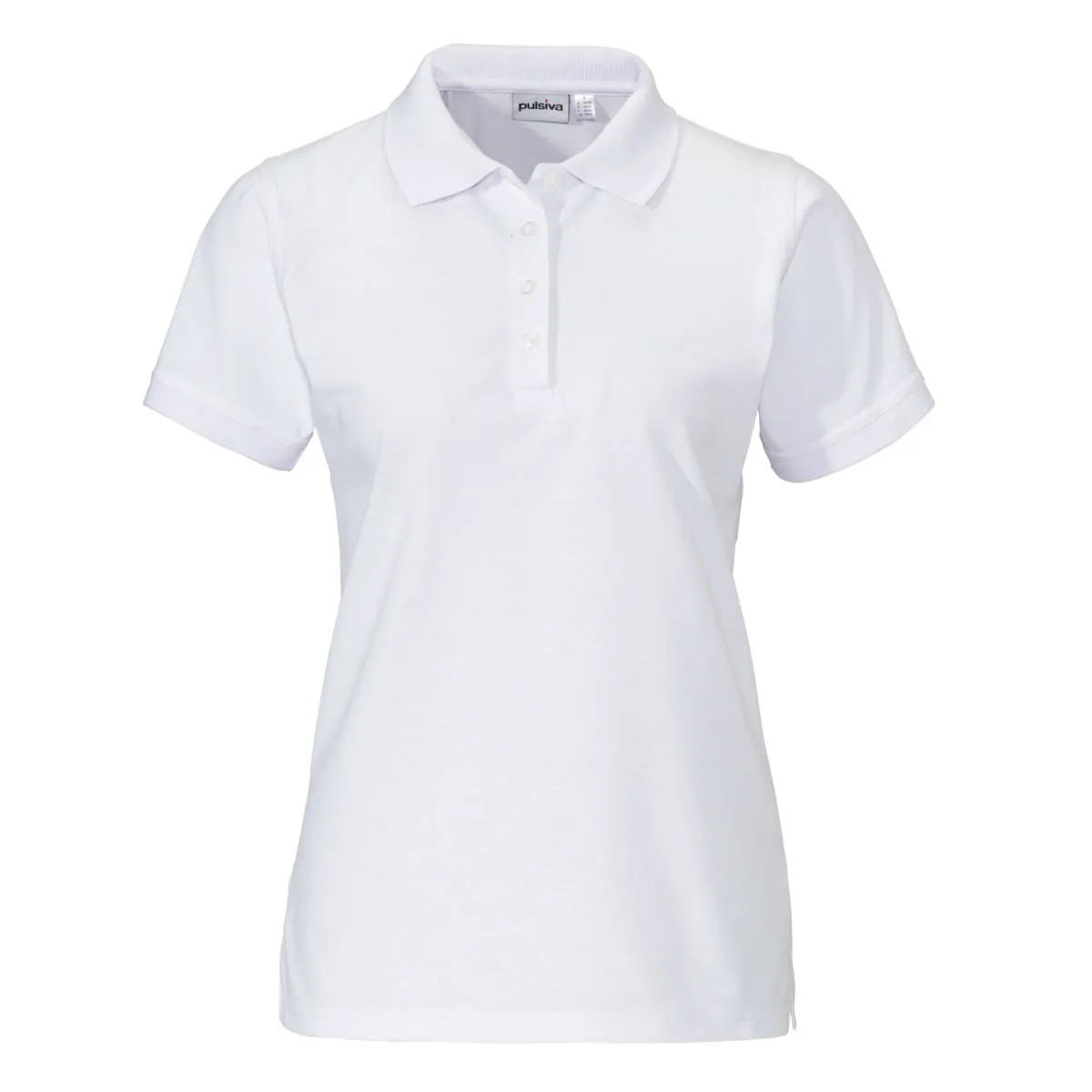 PULSIVA Polo da cameriera Sunny maniche corte; Taglia M; bianco - immagine 1