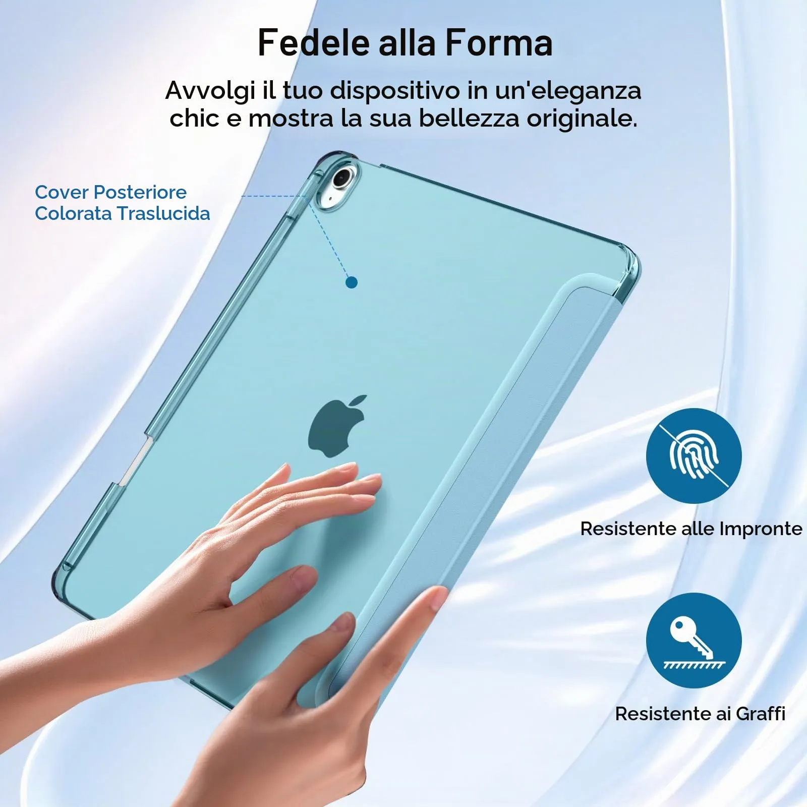MoKo Cover per iPad Air 13 Pollici Case (M4/M3/M2) con Portapenna - immagine 7
