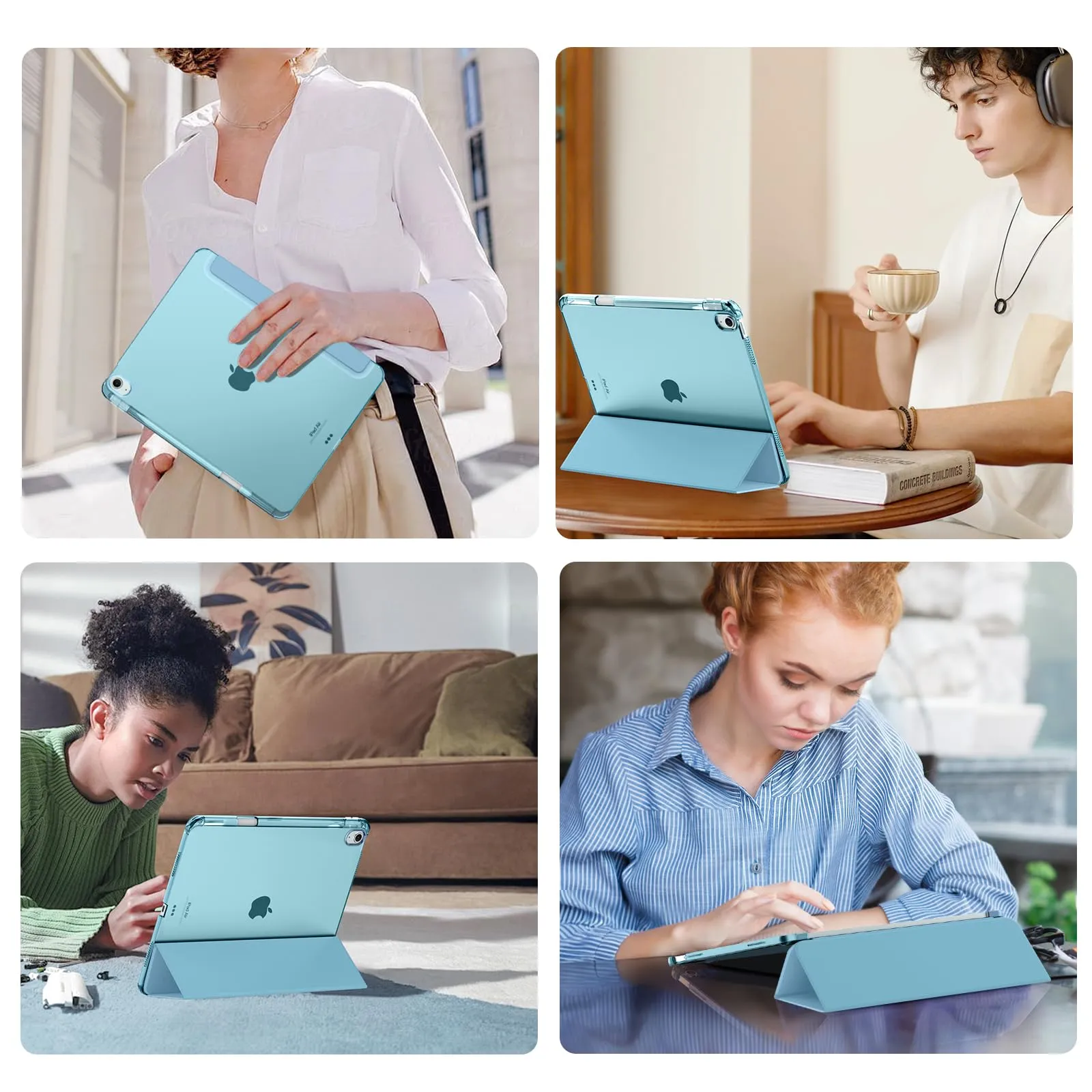 MoKo Cover per iPad Air 13 Pollici Case (M4/M3/M2) con Portapenna - immagine 9