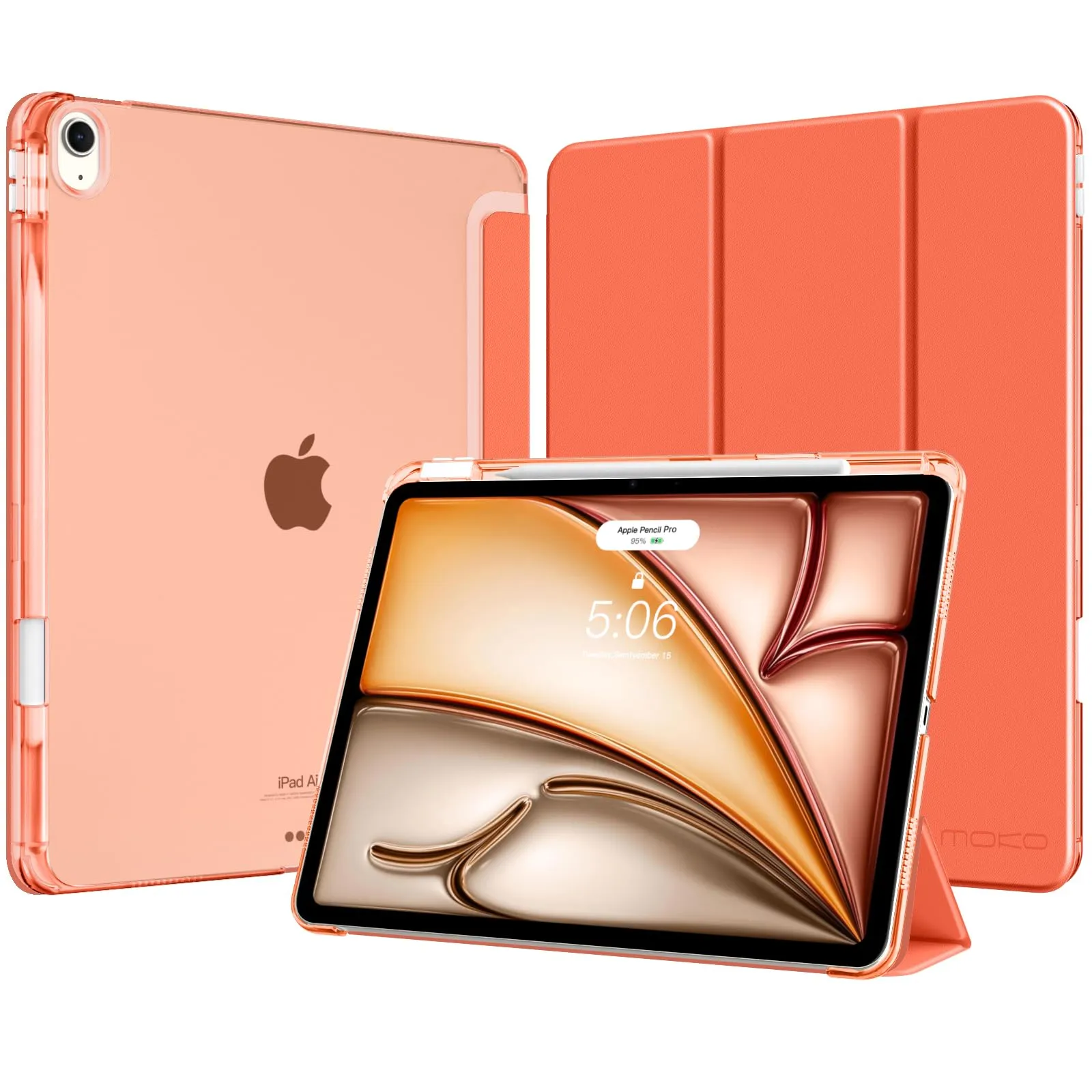 MoKo Cover per iPad Air 13 Pollici Case (M4/M3/M2) con Portapenna - immagine 1