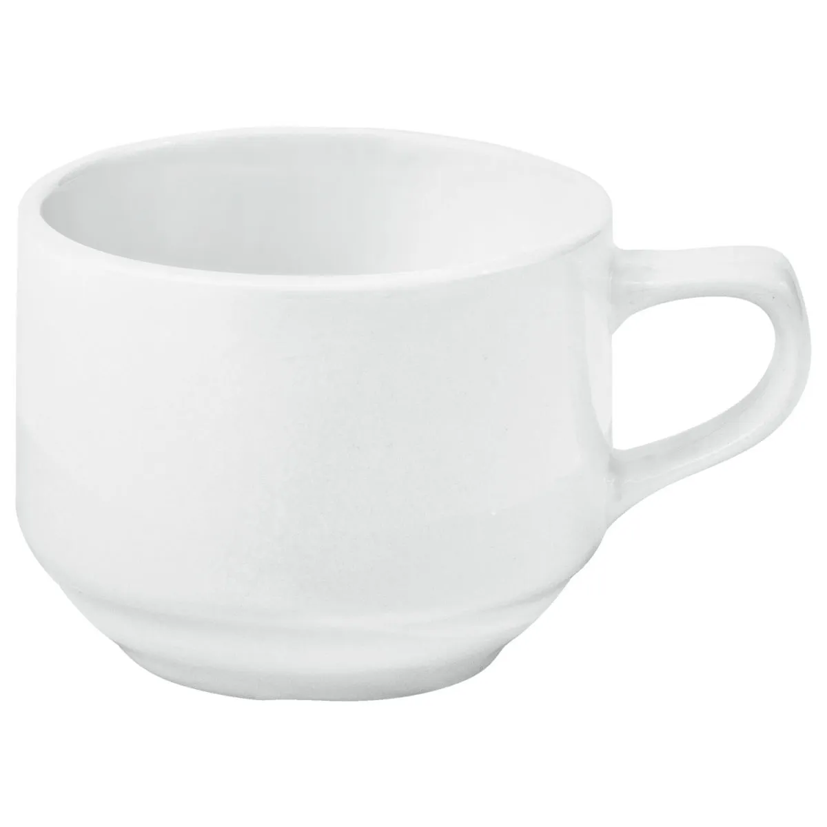 6x PULSIVA Tazza cappuccino Rondon; 180 ml, 7.9x6.2 cm (ØxH); bianco; rotonda; 6 pz. / Pacco - immagine 1