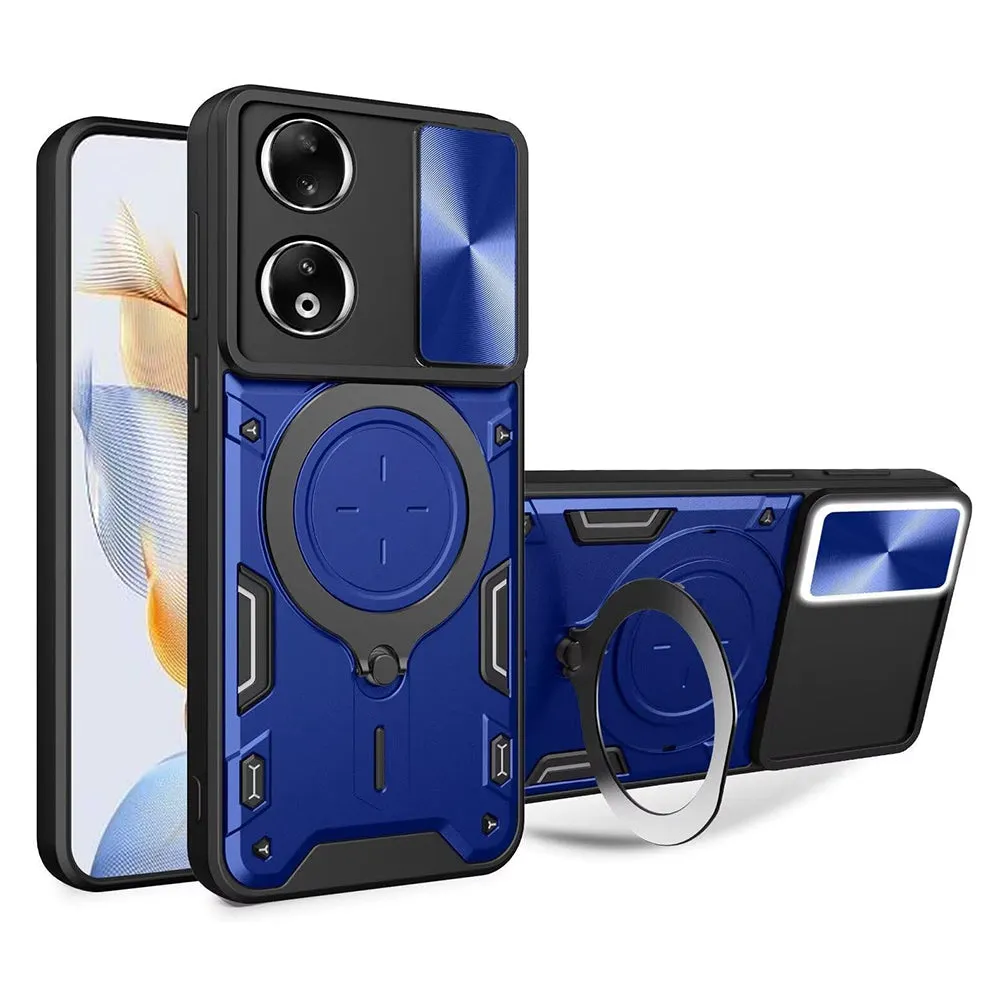 Custodia per Honor X7b 5G / 90 Smart / X7b 4G, Techsuit, CamGuard Pro, Blu - immagine 1