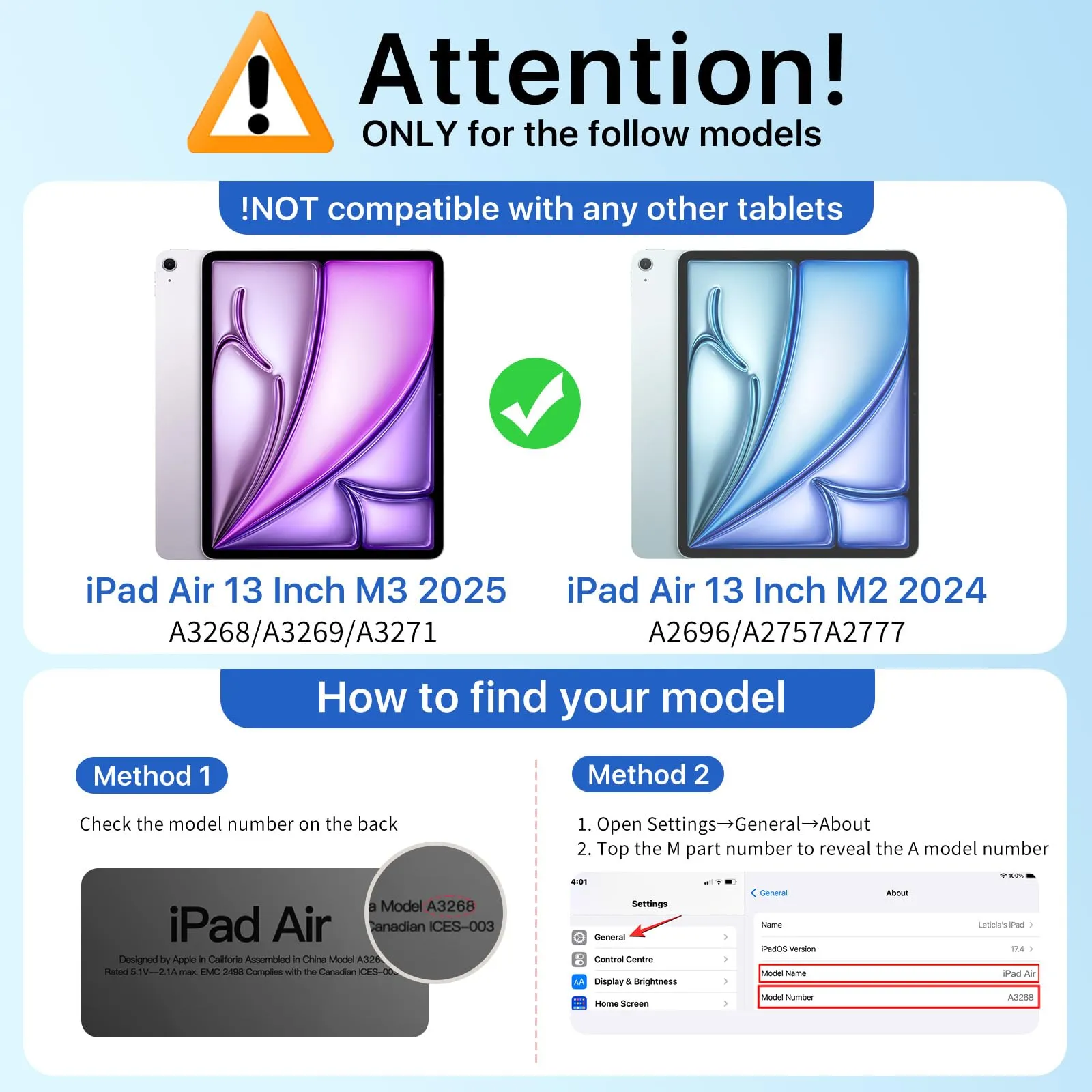 MoKo Cover per iPad Air 13 Pollici Case (M4/M3/M2) con Portapenna - immagine 2