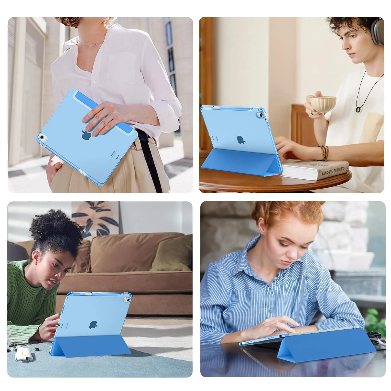 MoKo Cover per iPad Air 13 Pollici Case (M4/M3/M2) con Portapenna - immagine 9