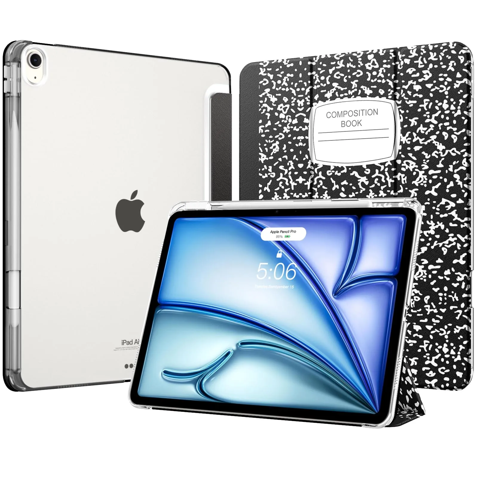 MoKo Cover per iPad Air 13 Pollici Case (M4/M3/M2) con Portapenna - immagine 1