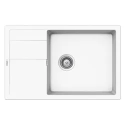 Lavello 1 vasca (78x50cm) PRIMUS Bianco assoluto Ruvido opaco PRID100SAP01 - immagine 1