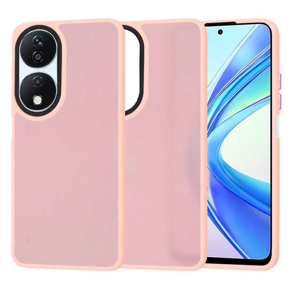 Custodia per Honor X7b 5G / 90 Smart / X7b 4G, Techsuit, HaloFrost, Rosa - immagine 1