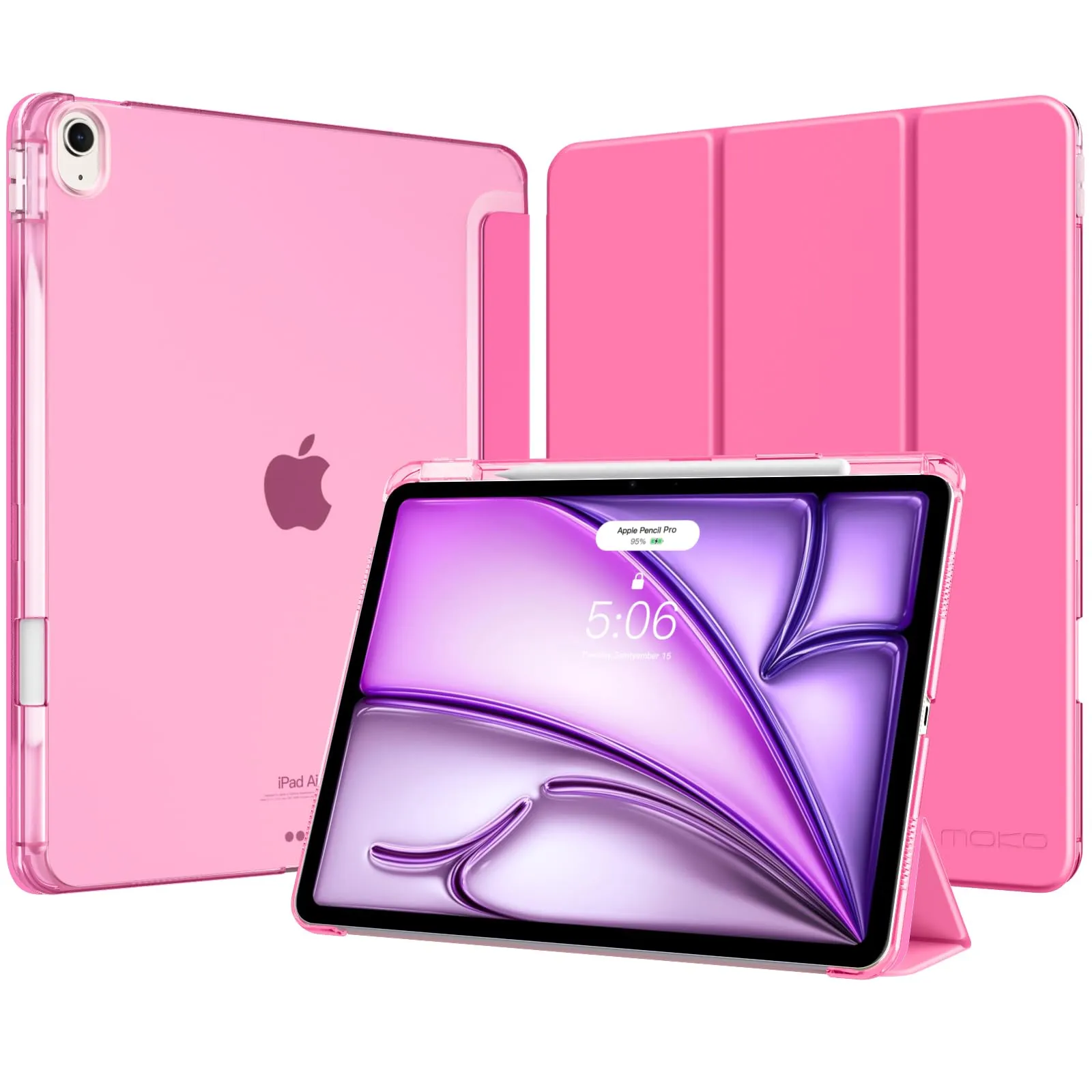 MoKo Cover per iPad Air 13 Pollici Case (M4/M3/M2) con Portapenna - immagine 1