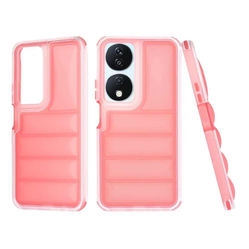 Custodia per Honor X7b 5G / 90 Smart / X7b 4G, Techsuit, Wave Shield, Rossa - immagine 1