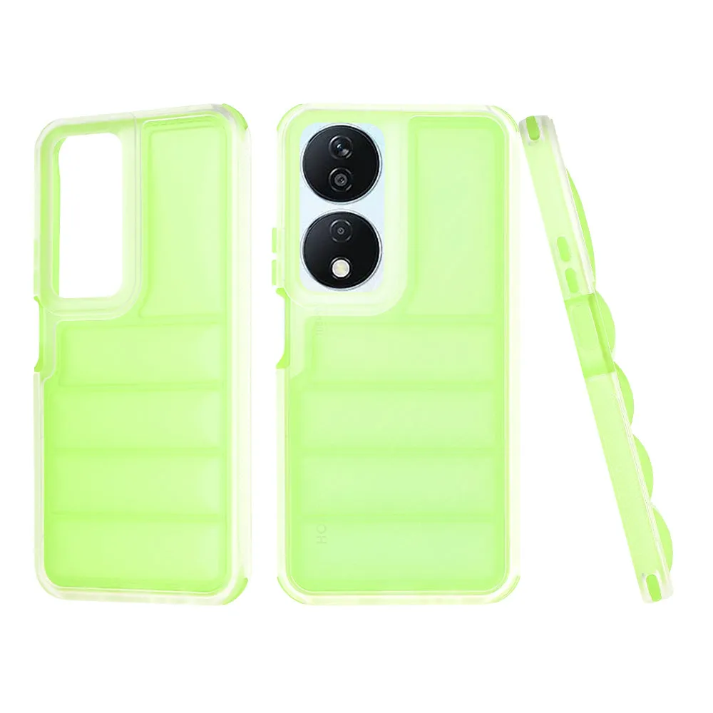 Custodia per Honor X7b 5G / 90 Smart / X7b 4G, Techsuit, Wave Shield, Verde - immagine 1