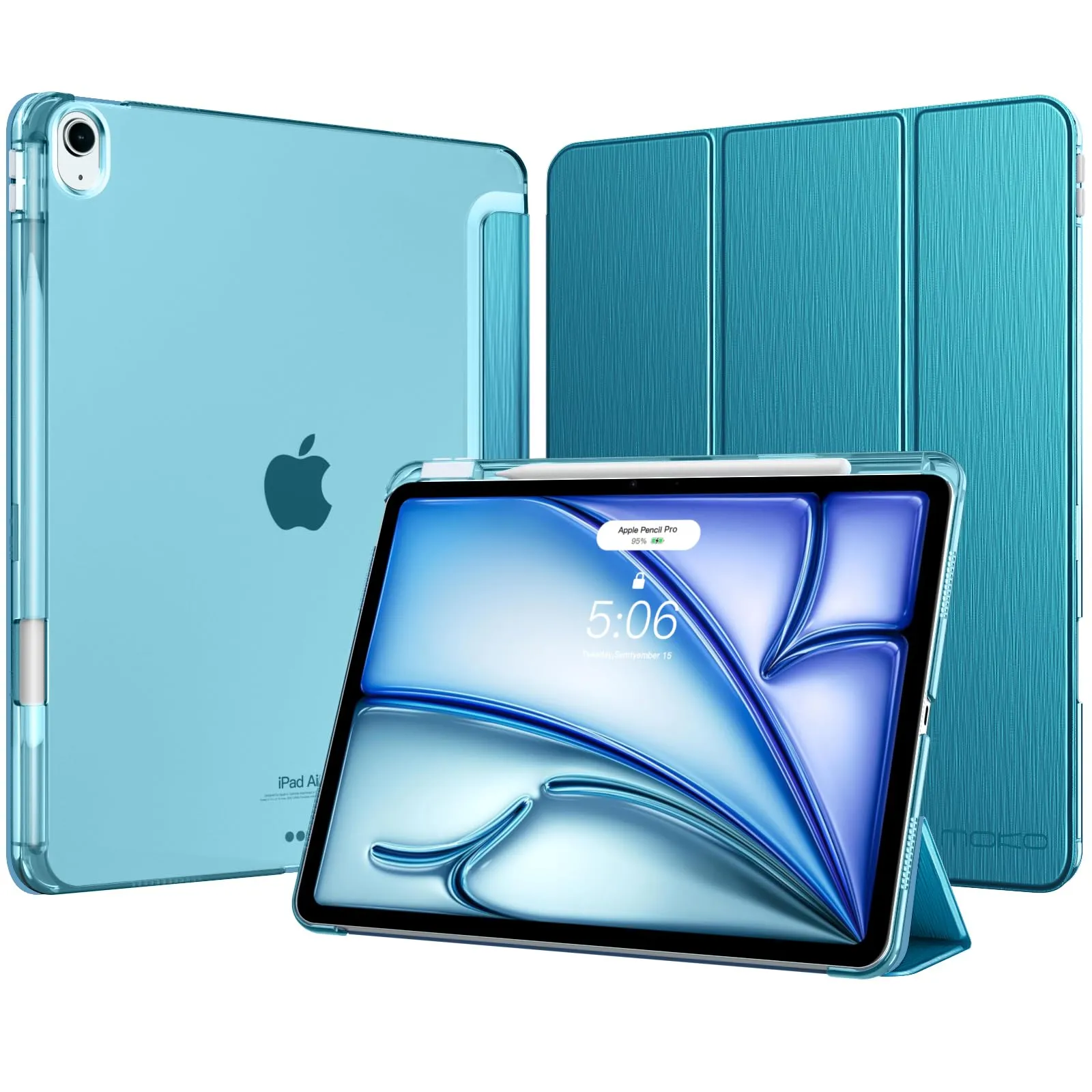 MoKo Cover per iPad Air 13 Pollici Case (M4/M3/M2) con Portapenna - immagine 1