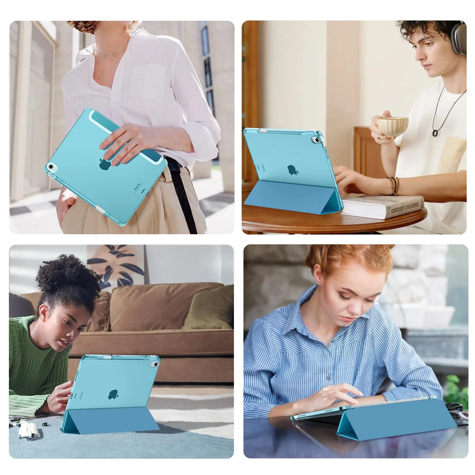 MoKo Cover per iPad Air 13 Pollici Case (M4/M3/M2) con Portapenna - immagine 9