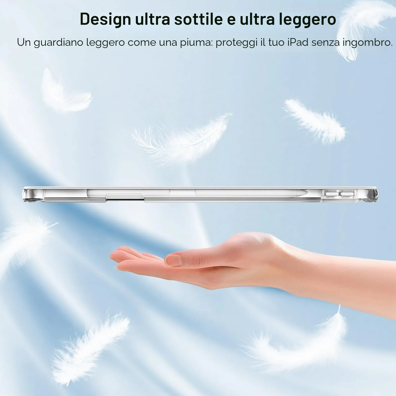MoKo Cover per iPad Air 13 Pollici Case (M4/M3/M2) con Portapenna - immagine 8