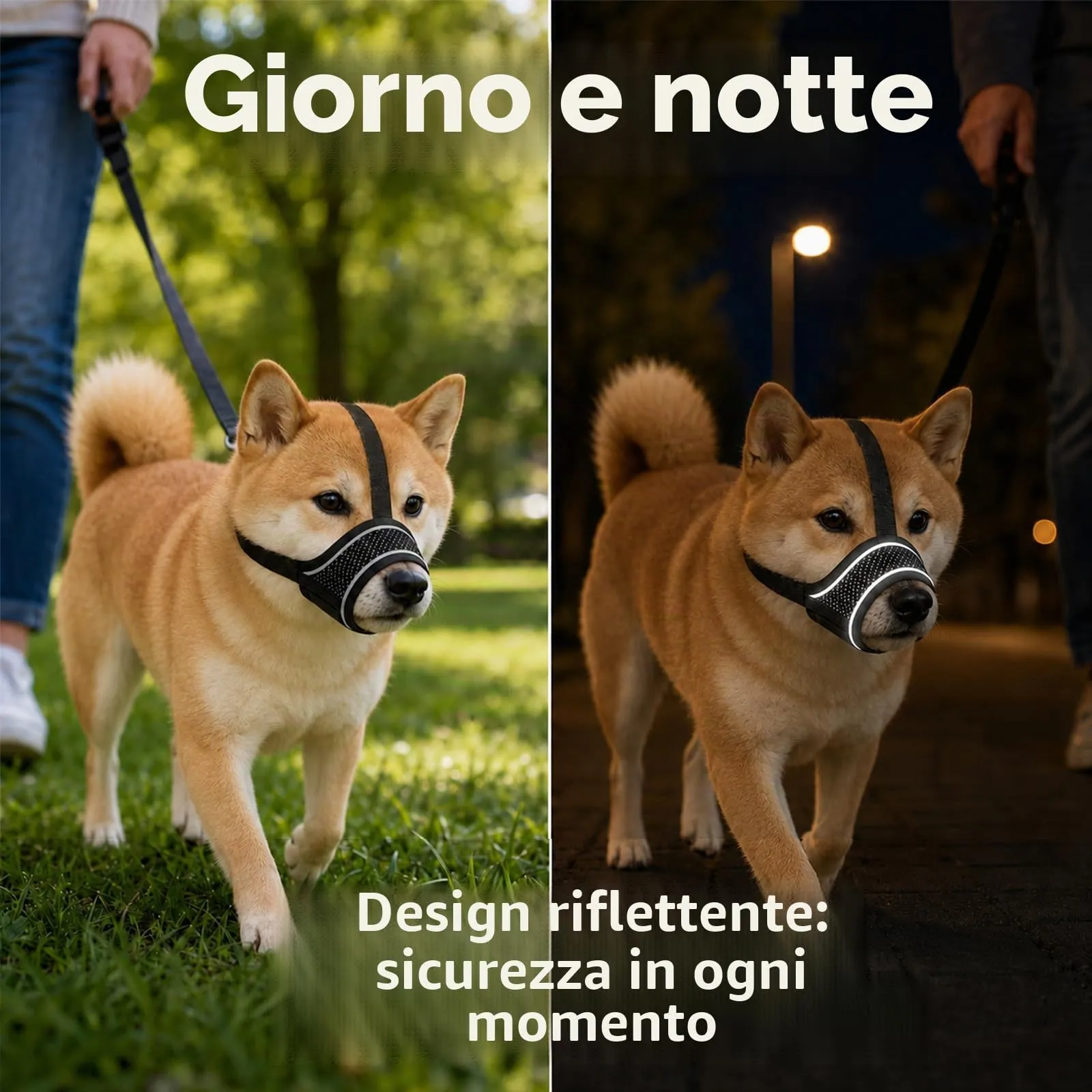 ZEMINRI Museruola Cane con Fascia Regolabile per Testa Museruola Cane - immagine 5