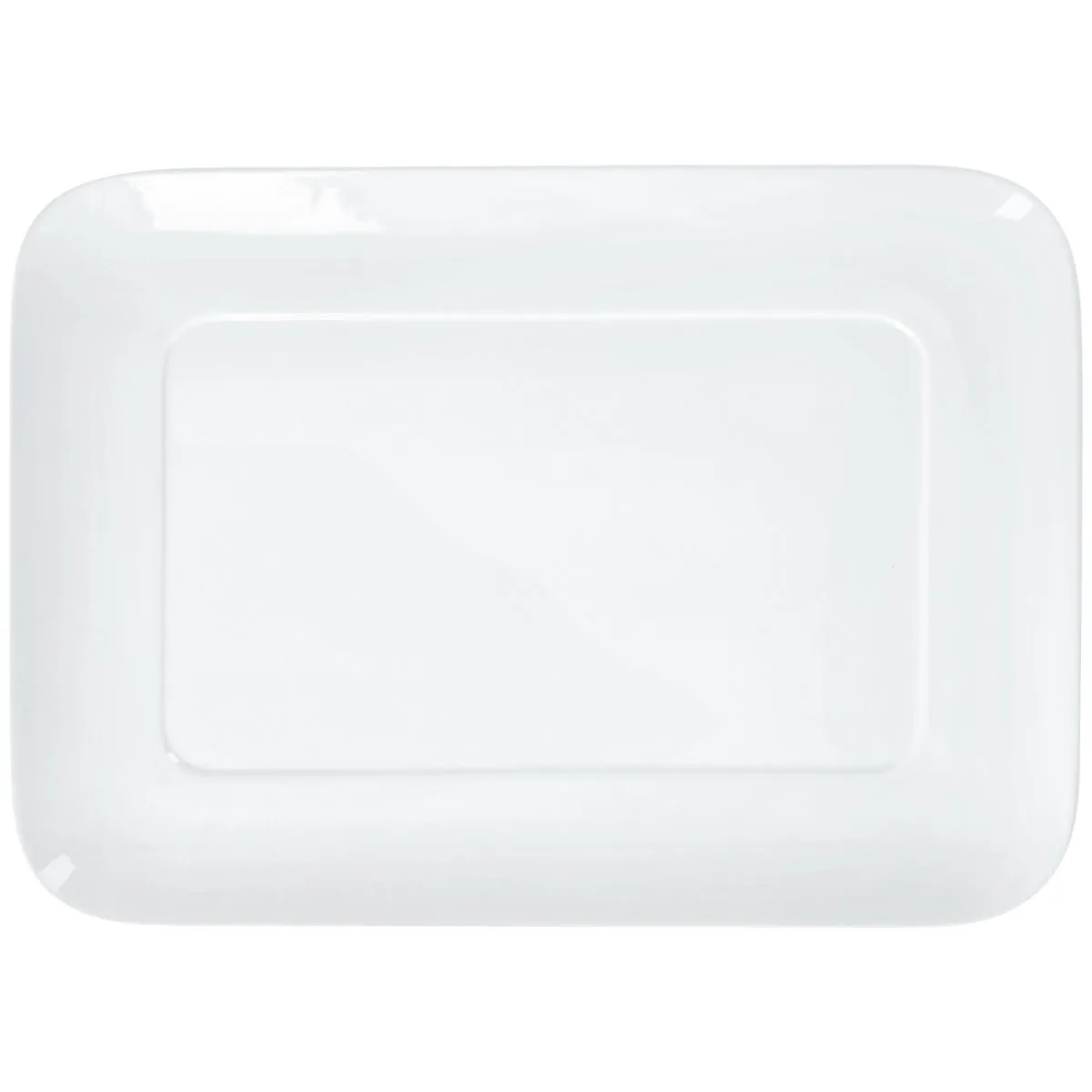 2x PULSIVA Piatto Tila; 40.5x29x2.5 cm (LxLxH); bianco; rettangolare; 2 pz. / Pacco - immagine 1