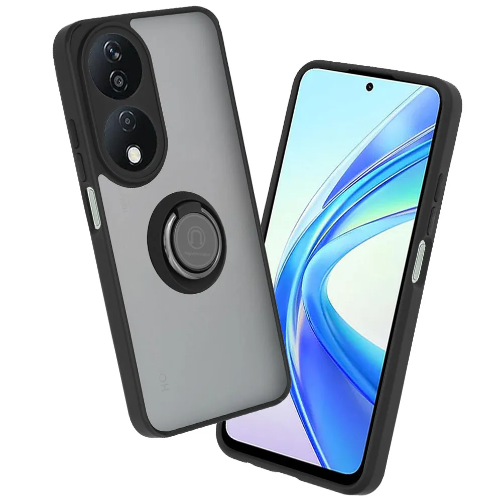 Custodia per Honor X7b 5G / 90 Smart / X7b 4G, Techsuit, Glinth, Nera - immagine 1