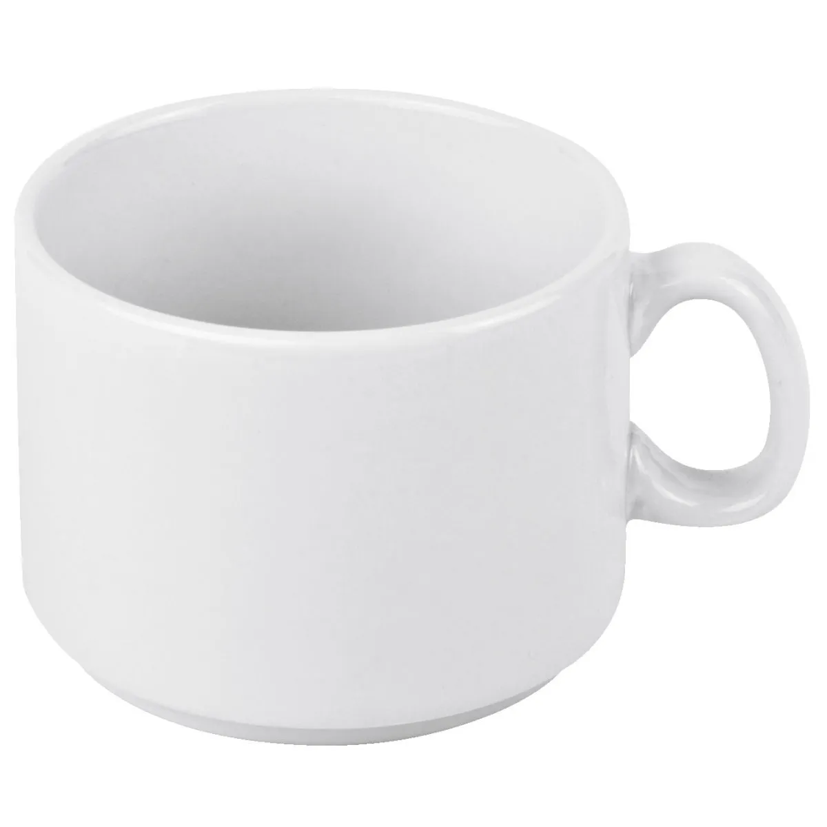 6x PULSIVA Tazza cappuccino Coupe; 190 ml, 8.4x6.3 cm (ØxH); bianco; rotonda; 6 pz. / Pacco - immagine 1