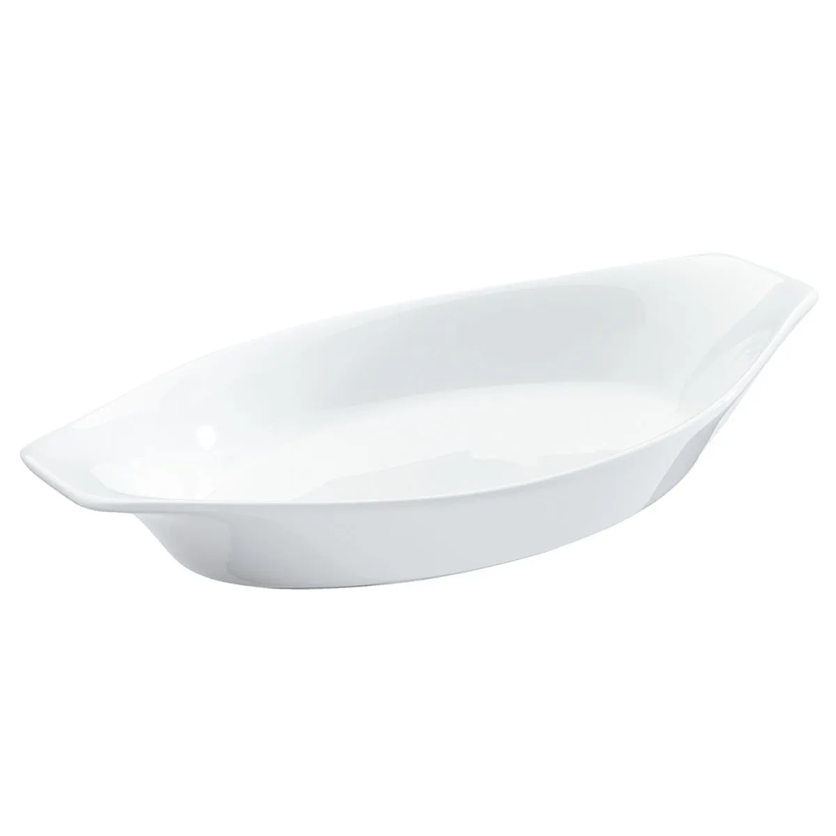 6x PULSIVA Pirofila Carte; 280 ml, 21x11.5x3 cm (LxLxH); bianco; 6 pz. / Pacco - immagine 1