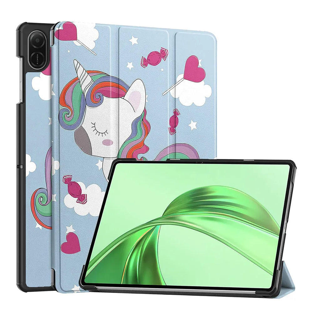 Custodia per Honor Pad X8a, Techsuit, FoldPro Unicorn, Multicolore - immagine 1