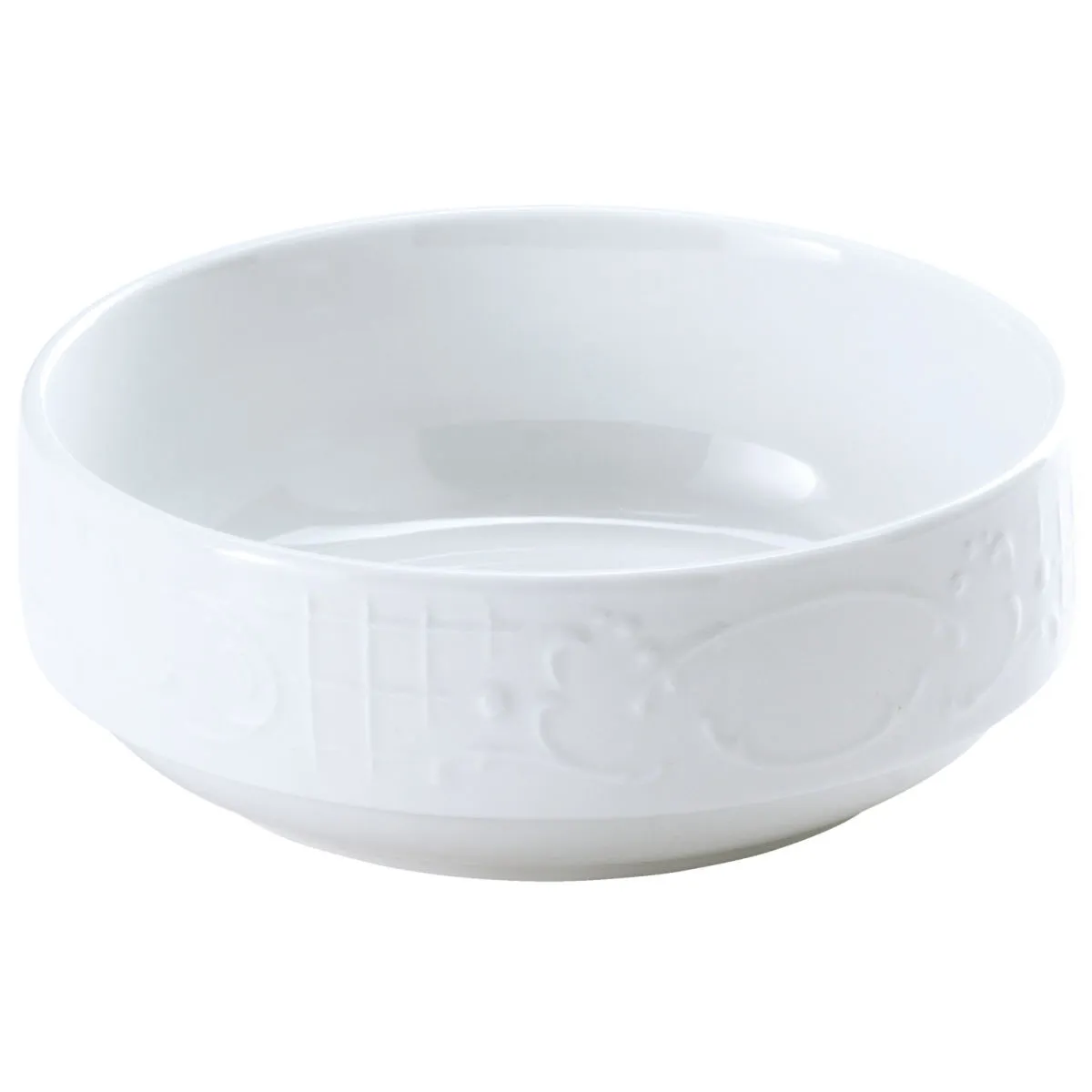 6x PULSIVA Ciotola Sinfonie; 310 ml, 12x4.5 cm (ØxH); bianco; rotonda; 6 pz. / Pacco - immagine 1
