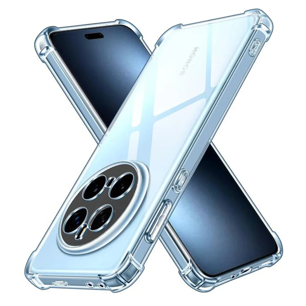 Custodia per Honor Magic7 Pro, Techsuit, Shockproof Clear, Trasparente - immagine 1