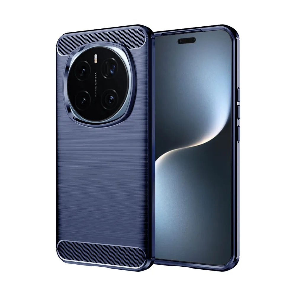 Custodia per Honor Magic7 Pro, Techsuit, Carbonio, Blu - immagine 1