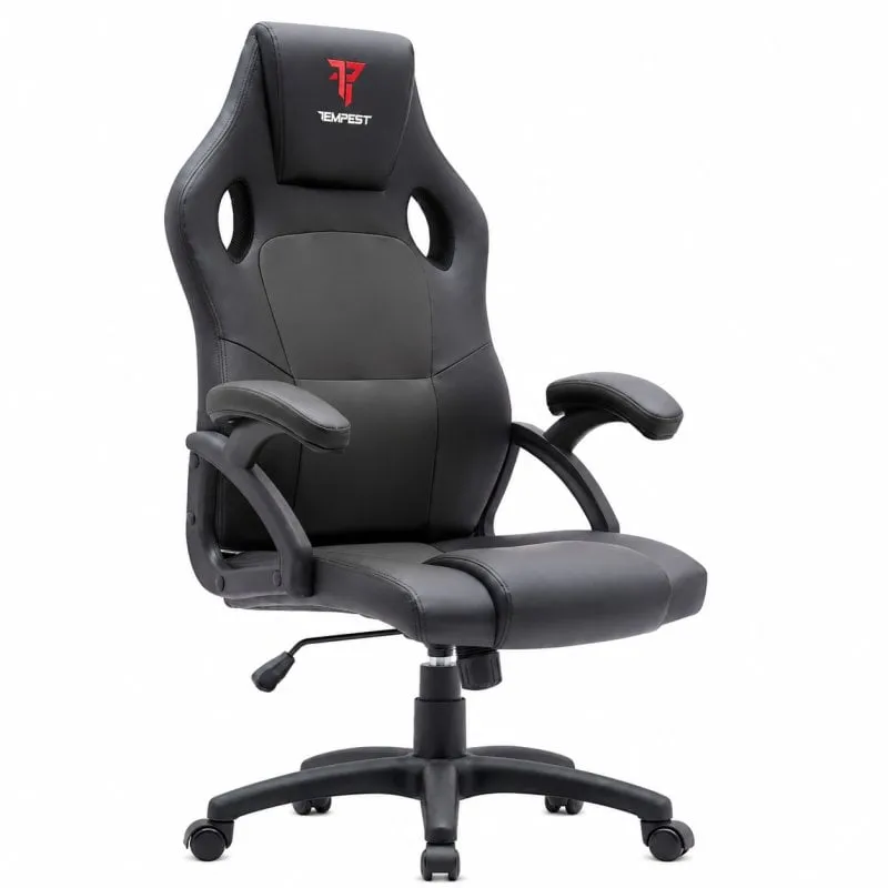 Tempest Scopri la sedia da gaming nera - immagine 1