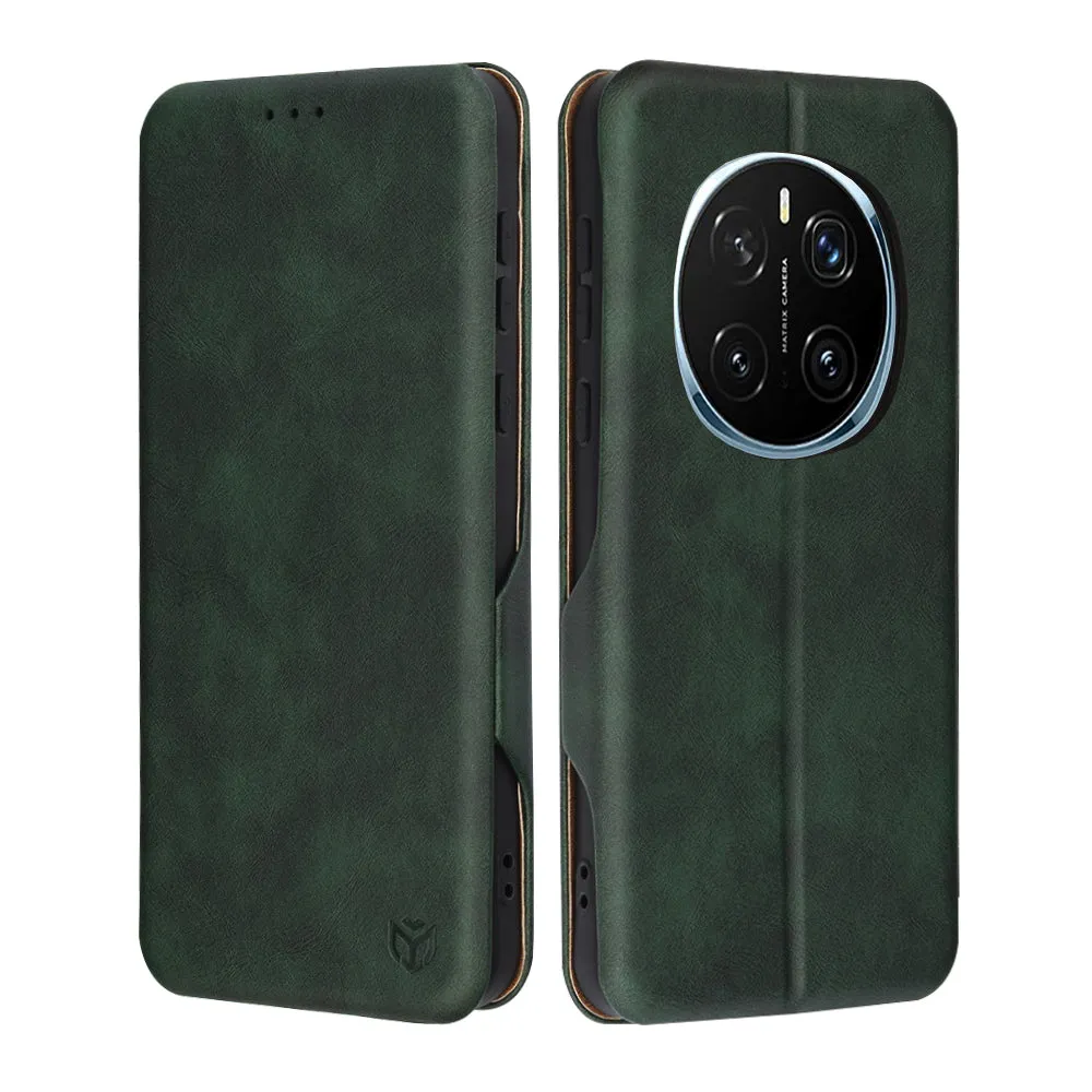 Custodia per Honor Magic7 Pro, Techsuit, Safe Wallet Plus, Verde - immagine 1