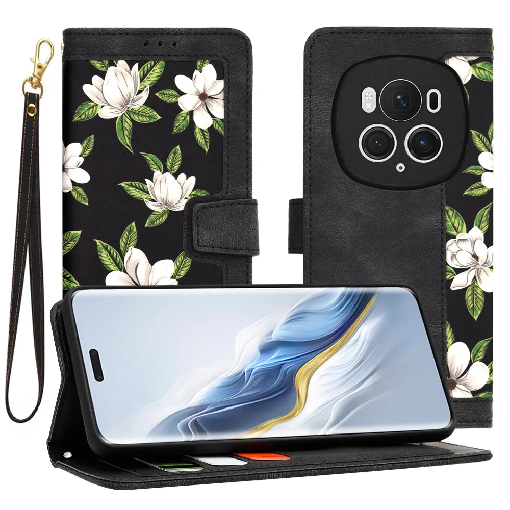 Custodia per Honor Magic6 Pro, Techsuit, FlipCraft, Nera - immagine 1
