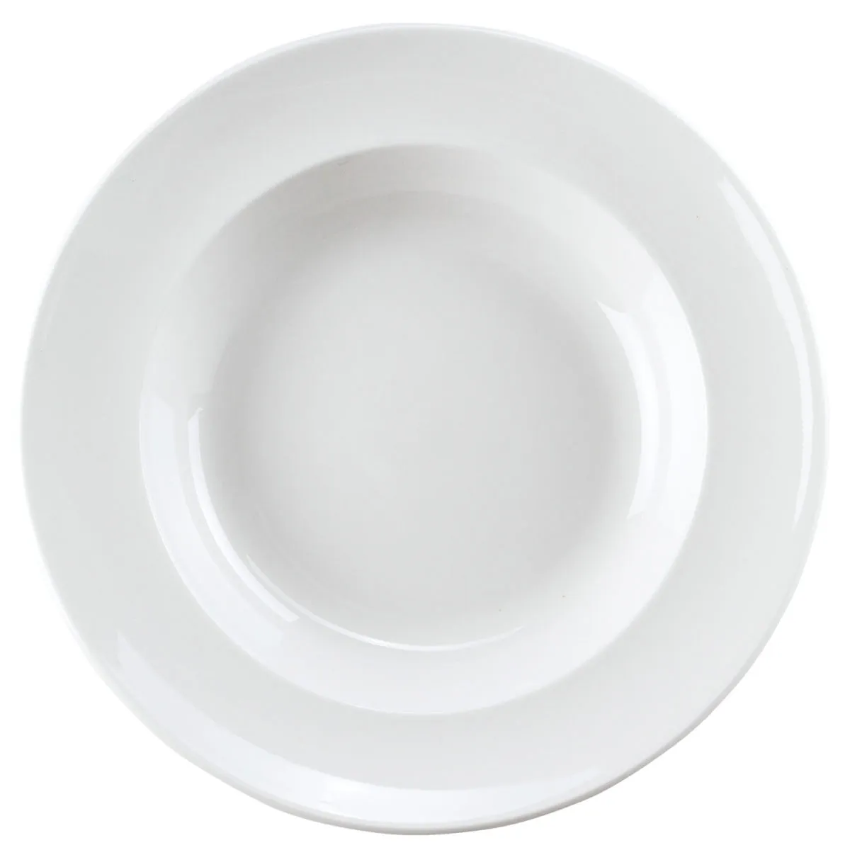 6x PULSIVA Piatto Rondon fondo; 290 ml, 23x3.7 cm (ØxH); bianco; rotonda; 6 pz. / Pacco - immagine 1